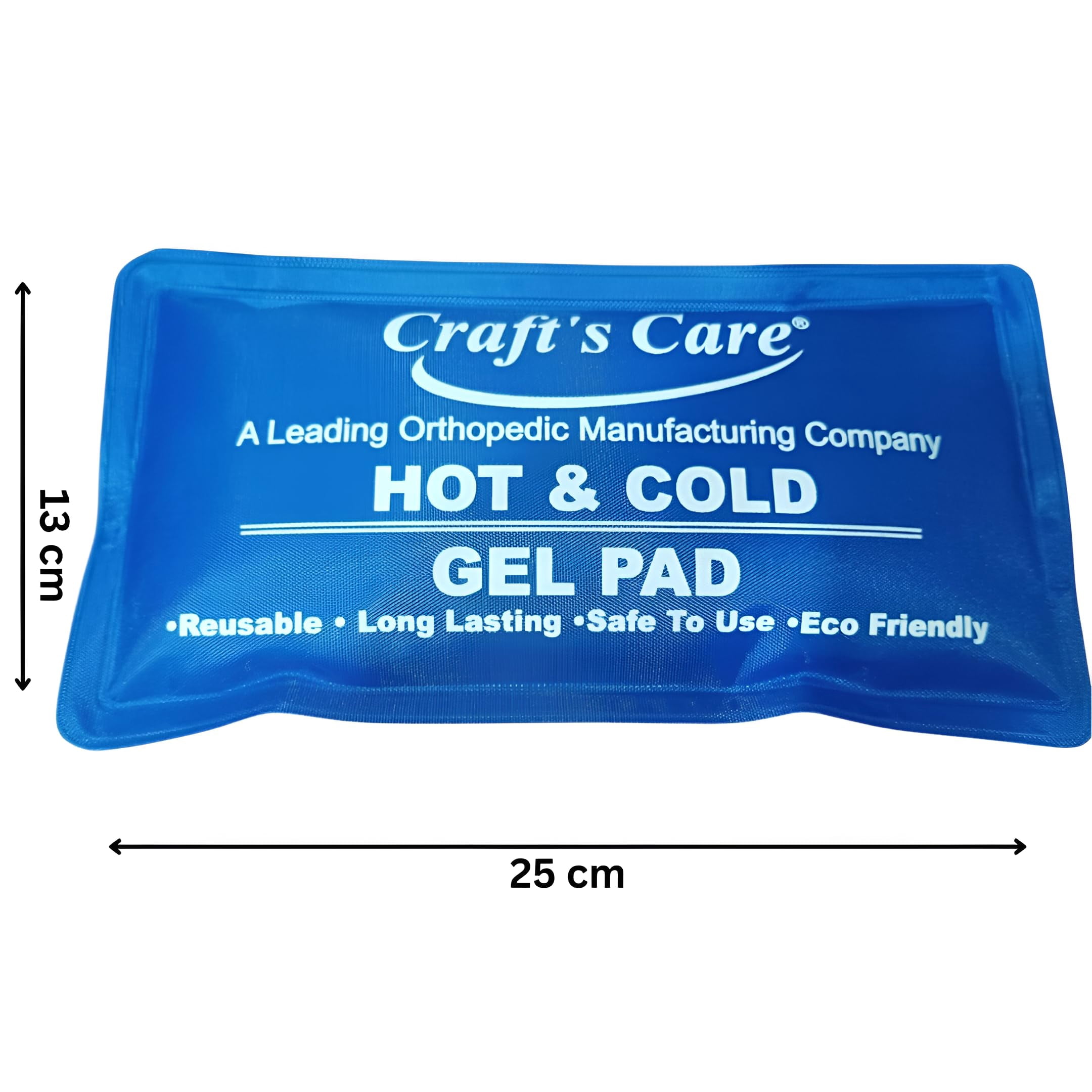 Craft's Care Hot & Cold Pack Gel Pad - Pain Relief Ice Pack, Multipurpose Therapy, Adult, 1 Piece
