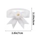thumbnail image 3 of Bocqde - Corbata navideña para mascotas, color sólido, lazo, collar de flores de terciopelo, collar ajustable, accesorio para mascotas, 2 piezas, regalos de Navidad, liquidación., 3 of 6