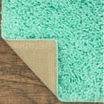 thumbnail image 3 of Mainstays Transitional Solid Mint Green Tufted Youth Shag Indoor Area Rug, 3' x 4'8", 3 of 8