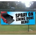 thumbnail image 1 of Spray On Liners 13 oz Vinyl Banner With Metal Grommets, 1 of 4