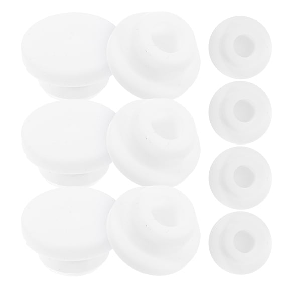Raindrops 10pcs Bathroom Sink Overflow Drain Covers Sturdy Plastic Caps Plugs Basin Hole Covers Sink Supply