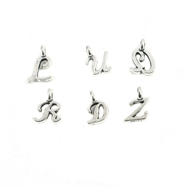A To Z Individual Alphabet Letter Charms, 8mm Rhinestone Charms Letters  Wholesale Single For Jewelry Making - Yahoo Shopping