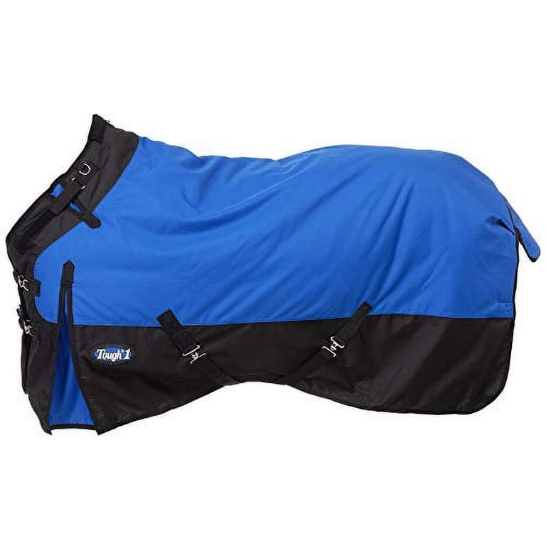 Tough 1 1200D Snuggit Turnout Blanket - 300g Fill Horse Blanket In Royal Blue (81 Inch)