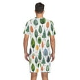 thumbnail image 6 of joogoo Men's Pajama Set Trees Christmas V-Neck Pj Shorts Set 2 Piece Loungewear Sleepwear XXL, 6 of 7