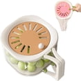thumbnail image 7 of Draining and Preservation Basket, Berry Washer, 2 in 1 Drainer and Strainer, Fruit Washing Bowl with Strainer and Lid with Handle, Portable Strainers and Colander for Kitchen, Picnic Outdoor, 7 of 7