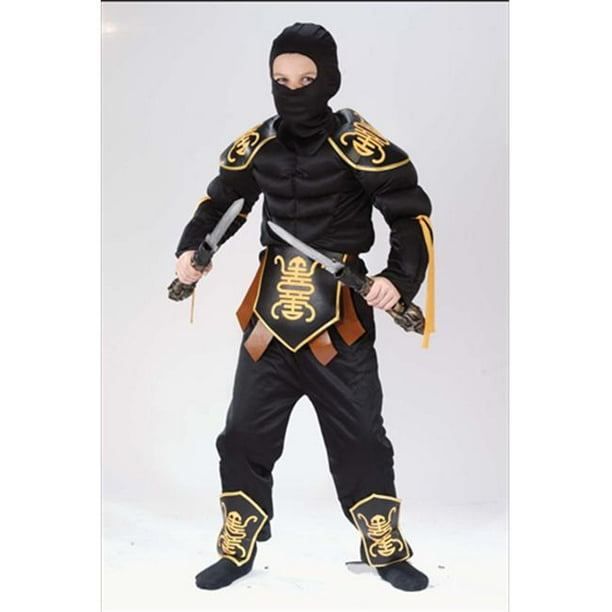 Costumes For All Occasions Fw8700Md Muscle de Guerrier Ninja 7 à 10