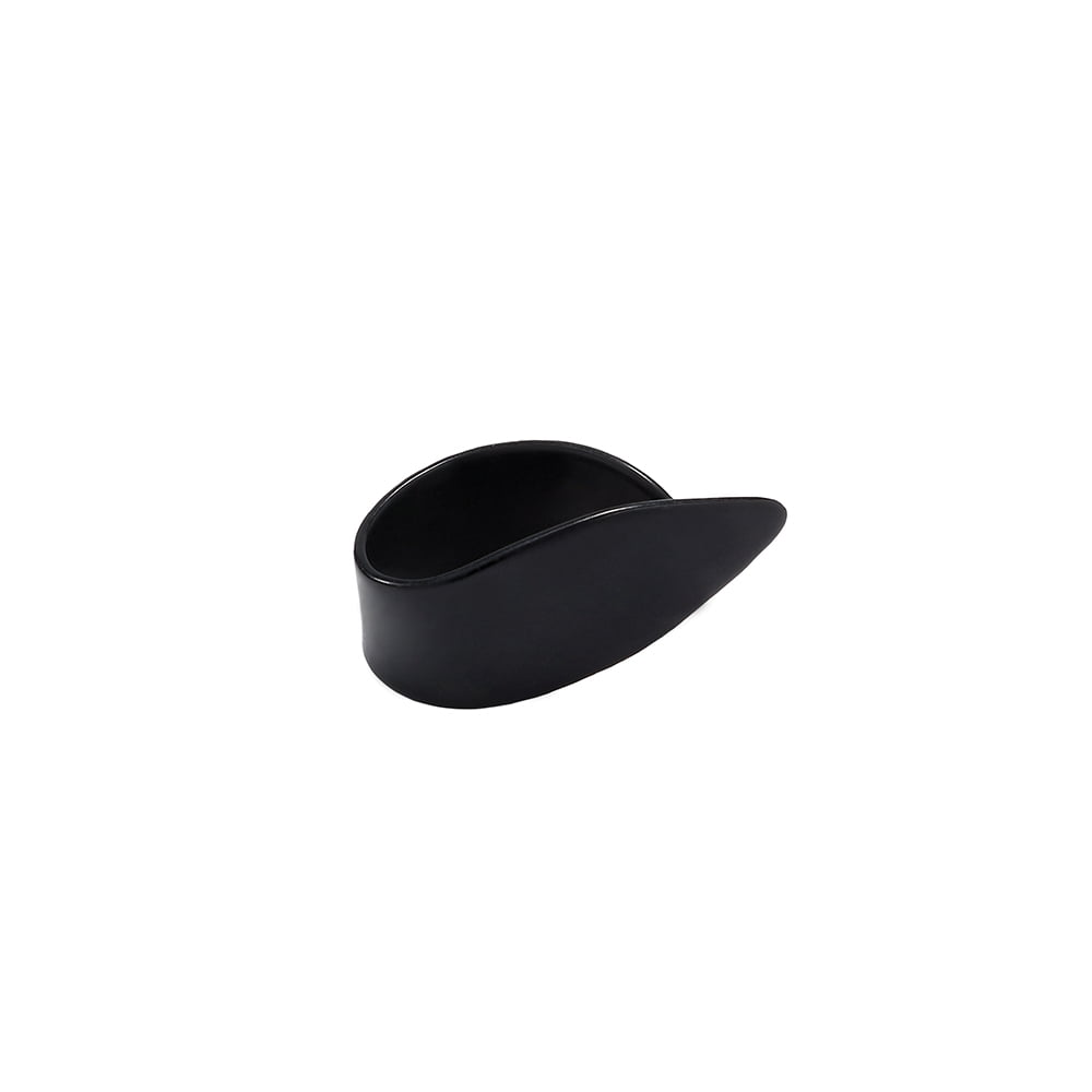 D'Addario National Celluloid Thumb Picks, Medium Black 12 pack