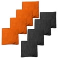 thumbnail image 2 of Play Platoon Weather Resistant Cornhole Bean Bags – Set Of 8, Regulation Size & Weight, White & Burnt Orange 2 of 4