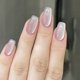 thumbnail image 1 of PEPFTG Uñas postizas adhesivas Cat Eye rosa cuadradas 24 piezas, 1 of 7