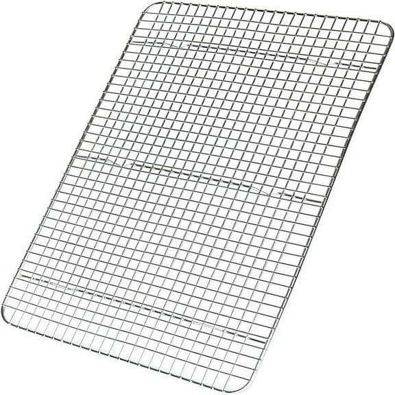 Tutuviw Stainless Steel Baking Rack Cooling Rack for Cooking Baking Size 9.8" x 7.5" x 0.6" for Cookies, Bread, Cakes, Oven Cooking