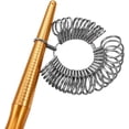 thumbnail image 5 of 10 Style Finger Sizes Measuring Equipment Metal Stick Ring Sizer Ring Stick Enlarger Mandrel Gauge Tools Set for Jewelry Making (Ring Sizer Set+HK Size Stick), 5 of 5