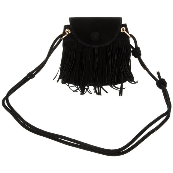 Hemoton Tassel Crossbody Bag Vintage Fringe Purse Tassel Phone Bag Women Tassel Purse Fringe Shoulder Bag