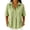 Green, variant on Plaid-Knit Polo Shirts for Women Button Down Short Sleeve Top Casual Collared Shirts 2026 Summer Henley Shirt Crew Neck Blouses Yellow 2XL