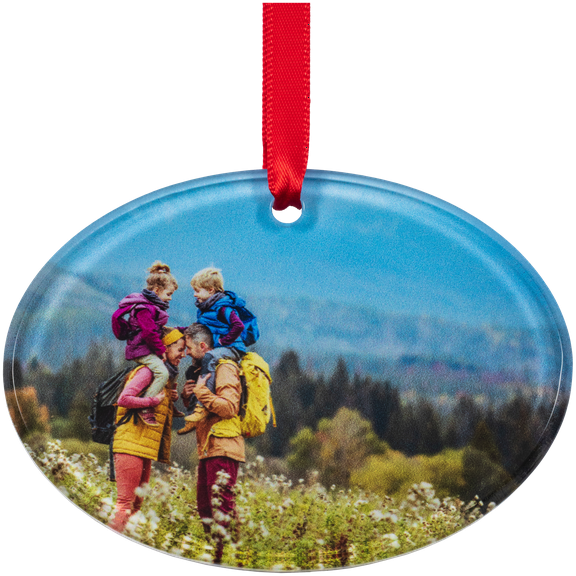 Oval Acrylic Ornament