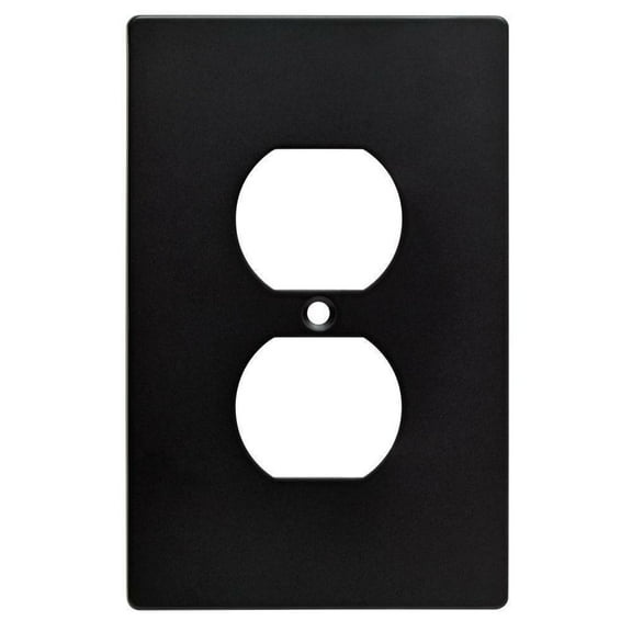 Brainerd W32732-FB Subway Tile Single Duplex Outlet Cover Plate
