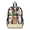 Capybara Polka Dot, variant on Clear Backpack 17 Inch, Heavy Duty Fabric & PVC Sports Transparent Bookbag for Boys Girls, Cherry Blossom Corgi Angel Print See Through Backpack for School, Work & Security