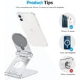 thumbnail image 2 of Stand for MagSafe Charger, Foldable MagSafe Stand Holder for iPhone 12 Series, Magsafe Accessories Designed for iPhone 12 Pro Max / 12 Pro / 12 Mini / 12, MagSafe Charger Not Included, Black, 2 of 8