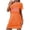 Orange, variant on Busydd Nightgowns for Women Fashion Love Heart Print Valentines Dress for Women Casual Round Neck Short Sleeve Summer Dress 5XL