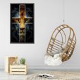 thumbnail image 4 of Cuadros Decorativos 5D Kit Rhinestone Imagen DIY Cruz León Full Round Drill Diamond Painting Craft Likrtyny embutido en tela, 4 of 9