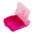 thumbnail image 5 of Contenedor de Alimentos Rectangular de Plástico, Lunch Box Escolar con 2 Divisiones, Diseño Barbie Animal Print Rosa, 5 of 5