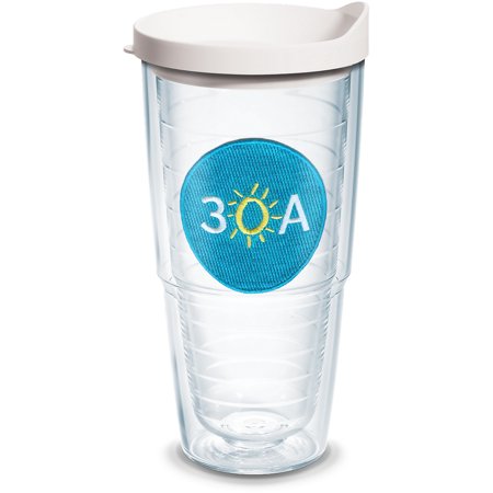 

Tervis 30A Logo Made in USA Double Walled Insulated Tumbler Travel Cup Keeps Drinks Cold & Hot 24oz Classic