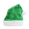 thumbnail image 2 of harmtty Plush Xmas Hat Soft Comfortable Vibrant Color Christmas Hat Festival Decor, 2 of 8