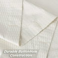 thumbnail image 3 of Yesfashion Soft Microfiber Water Repellent Fabric Shower Curtain or Liner for Bathroom with Embossed Pattern, 3 of 8