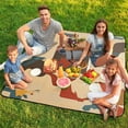 thumbnail image 7 of Colorful Floral Bohemia Outdoor Picnic Blanket, Foldable Waterproof Beach Mat, Portable Beach Blanket for Beach Camping, Hiking, Family Concerts, 7 of 7