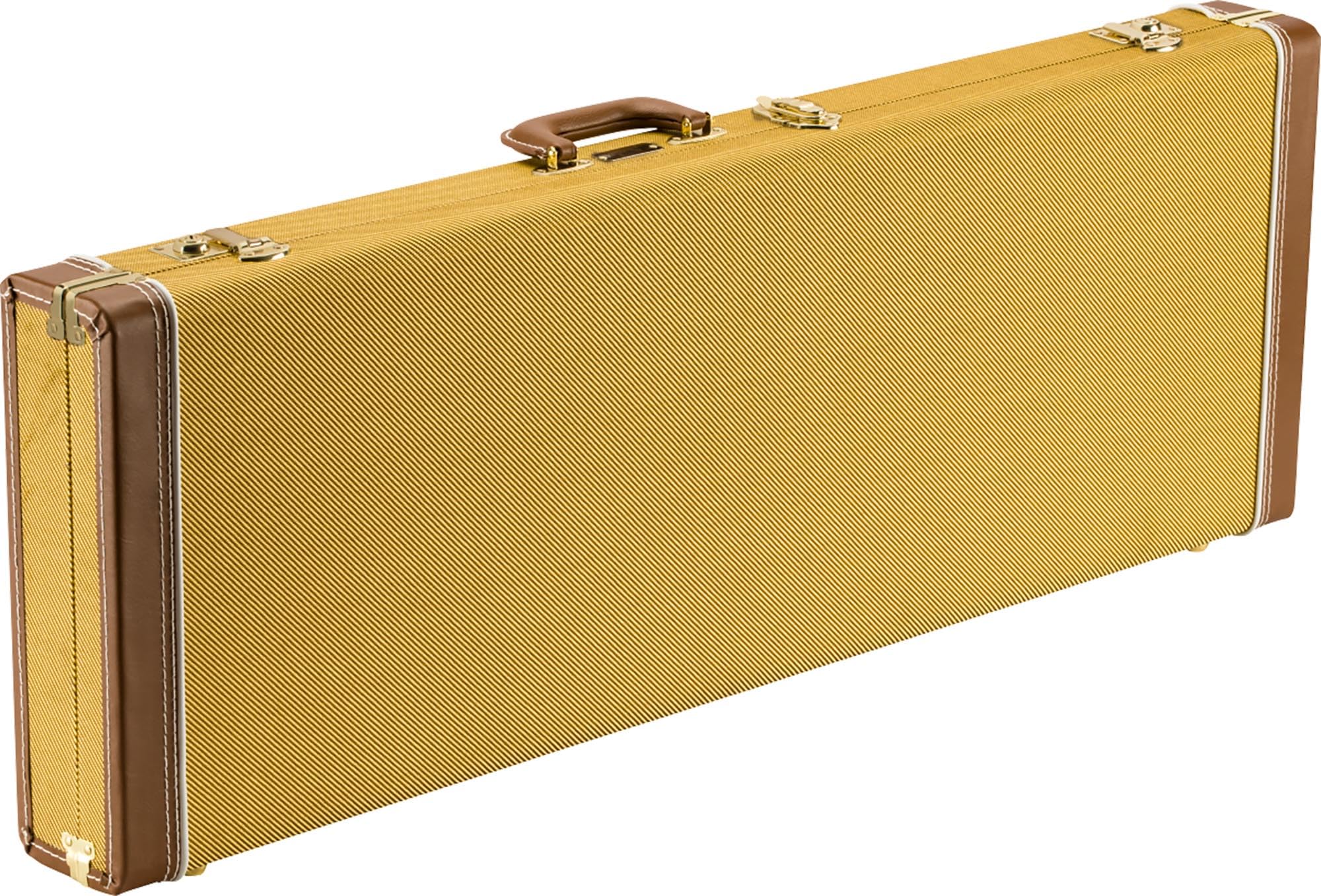 Fender Classic Stratocaster-Telecaster Wood Case - Tweed w/ Strap