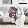thumbnail image 6 of Pokemon Eevee Umbreon Throw Blanket Cute Flannel for Boys Girls Men Women, 6 of 7