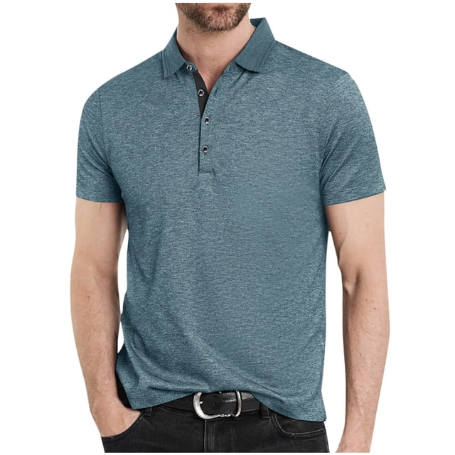 pstuiky camisetas para hombre, Blusa informal de cuello redondo y manga corta con bolsillos y colores contrastantes para hombre ropa de hombre l