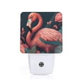 thumbnail image 1 of Balery Colorful Floral Flamingo Luz Nocturna LED con Sensor Automático, Enchufe con Sensor Crepuscular, Luz Suave de 0.5W para Dormitorio, Pasillo, Baño-US, 1 of 7