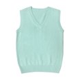 thumbnail image 1 of Hauts Sans Manches pour Femmes Hauts Décontractés pour Femmes Mode Femmes Décontracté Uni Hauts pour Dames Blouse Sans Manches Chandails à Col en V Blouses Sans Manches pour Femmes Hauts de Mode pour Femmes, 1 of 6
