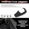 thumbnail image 3 of Xotic Tech Black Alcantara Suede Leather Gear Shift Knob Cap Cover Trim Compatible with 5-series X5 X6 E60 E70 E71, 3 of 8