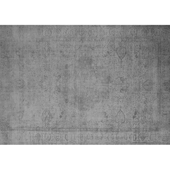 Ahgly Company Indoor Rectangle Oriental Gray Industrial Area Rugs, 2' x 3'