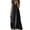 Black-1, variant on Linen Maxi Dresses for Women V Neck Button Sleeveless Flowy Long House Dress Summer Vacation Beach Lounge Sundresses