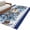 Blue, variant on 5'x7' Area Rugs for Living Room Bedroom, Blue Christmas Poinsettia Washable Rug Carpet Runner Indoor Outdoor, Xmas Botanical Balls Snowflake Non Slip Floor Mats Area Rug for Kitchen, Nursery
