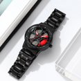 thumbnail image 1 of Reloj Giratorio Con Rueda De Coche, Movimiento De Cuarzo Japonés Giratorio De Moda, Reloj Con Rueda De Coche Inspirado En Coches De Carreras, Tipo F Para Entusiastas De Los Coches, 1 of 7