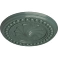thumbnail image 3 of Ekena Millwork 15 3/4"OD x 2"P Foster Shell Ceiling Medallion (Fits Canopies up to 9 5/8"), Hand-Painted Cloud Burst, 3 of 6