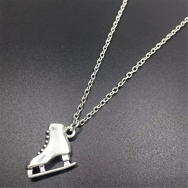 Fiudx Collares de Patines, Adorables Potros de Aleación, Acero Resistente, Accesorio de Invierno, Regallo para Niñas y Mujeres, Diseño Ligero y Cómodo, Incluye 1 Collar.