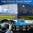 thumbnail image 4 of SLUMLOVE TPMS RV Tire Pressure Monitoring System with 4 Sensors- Solar/USB Charging, Color LCD, 0-9.9BAR/144PSI, 6 Alarm Modes for RV/Trailer/Truck IPX7, 4 of 8
