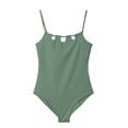 thumbnail image 6 of Shadoumai Girls One Piece Swimsuit Size 10-12 High Waisted Tankini for Girls Quick Dry Cute Floral Print Beach Skirt Cute Ruched Bathing Suit Adjustable Wide Straps Swimwear with Cover Up Skirt, 6 of 7