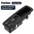 thumbnail image 3 of 68110865AA 68298088AA interruptor de ventanilla eléctrica principal del coche lado del conductor delantero para Dodge Grand Caravan 3.6L 2012-2020, 3 of 7