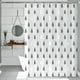 thumbnail image 2 of Injueey Poliéster extragrueso e higiénico de secado rápido a prueba de moho PEVA no pasante ecológico impermeable efecto drapeado Juegos de accesorios de baño GreyAguaGota,GrisGota de agua 80*180, 2 of 6