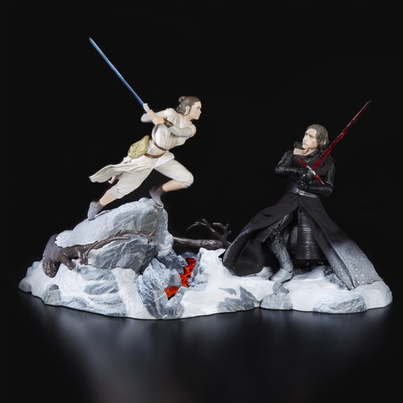 Star Wars The Black Series Centerpiece Rey (Starkiller Base) & Kylo Ren Figure (SDCC Exclusive)