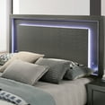 thumbnail image 5 of Furniture of America Willow Wood Bed with LED, Gray, California King, 5 of 5