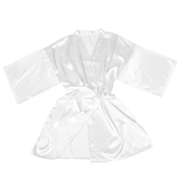 Prince Wedding Bridesmaid Short Robe Women's Bride 142x94cm White