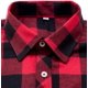 thumbnail image 4 of Alimens & Gentle Camisas casuales de franela a cuadros de manga larga con botones y ajuste regular para hombre, 4 of 4