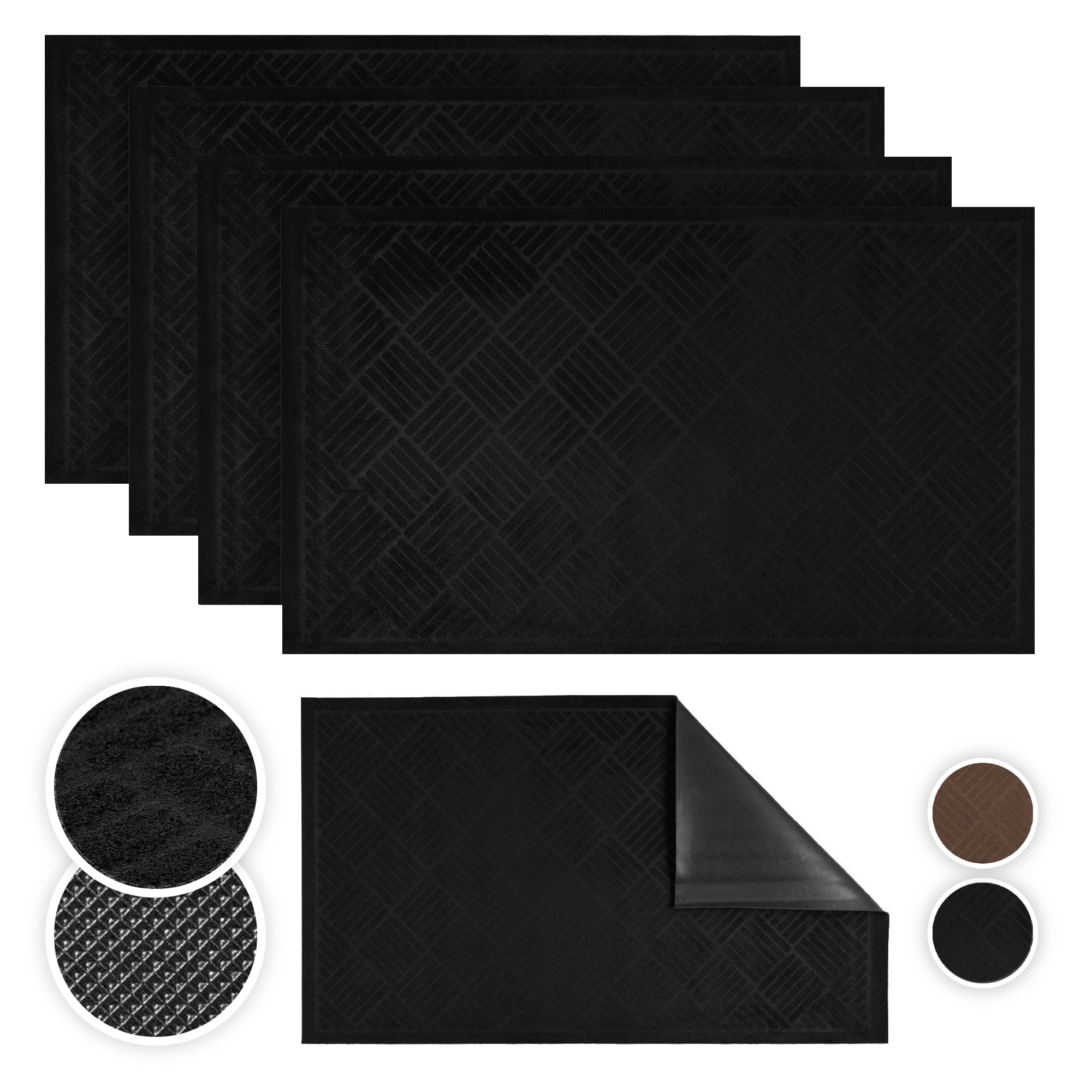 Heavy Duty Doormats All Season Weatherproof Indoor & Outdoor Door