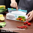 thumbnail image 4 of Reusable Food Storage Bags, Freezer Safe, Zip Lock, Keep Food Fresh & Hygienic, Multi-Size Options (S, M, L) - Eco-Friendly & Energy Efficient, 4 of 7